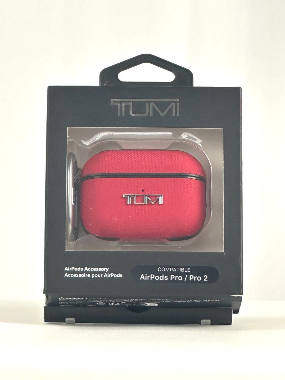 Tumi Case Cover Fits Apple AirPods Pro / Pro 2 Red